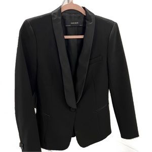Zara Black Tuxedo Blazer